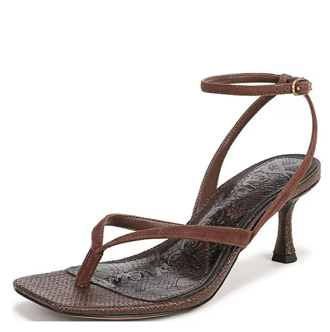 Pax Suede & Raffia Wrap Sandal