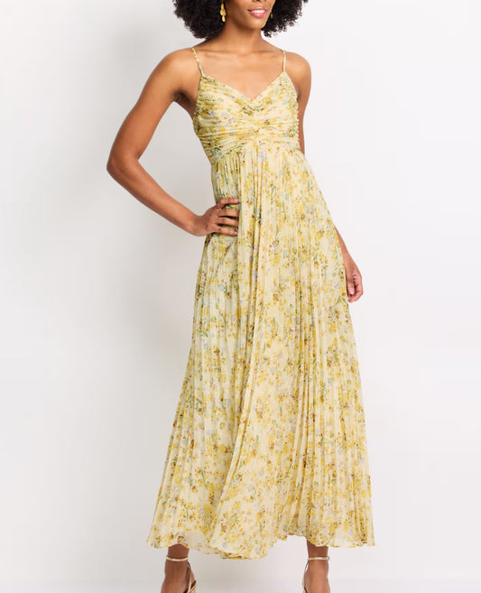 Rose Pleated Dress