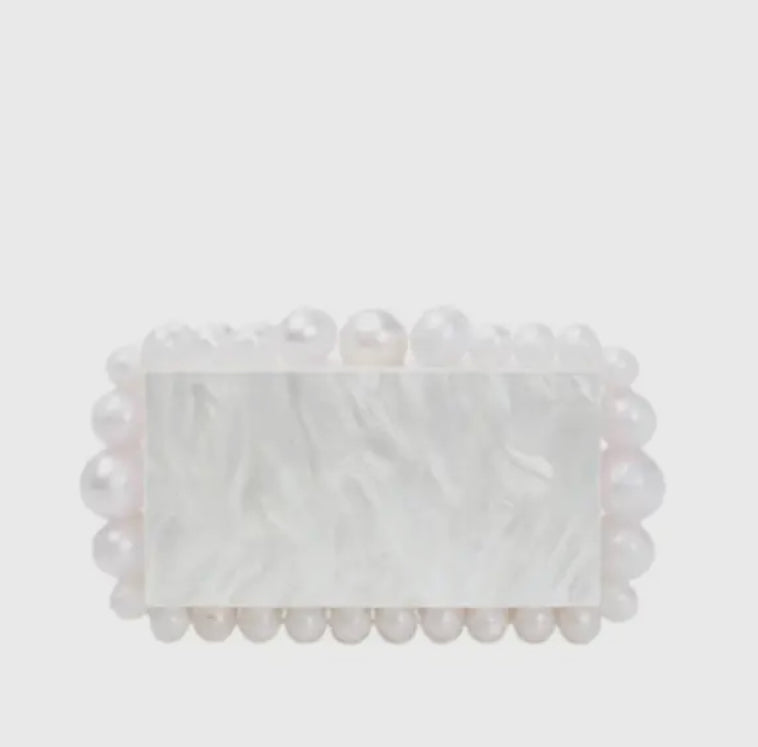 Cava Clutch in Pearl