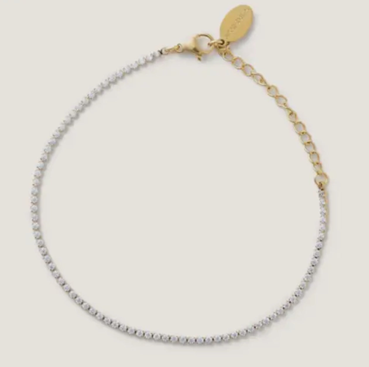 Gold Micro Tennis Bracelet