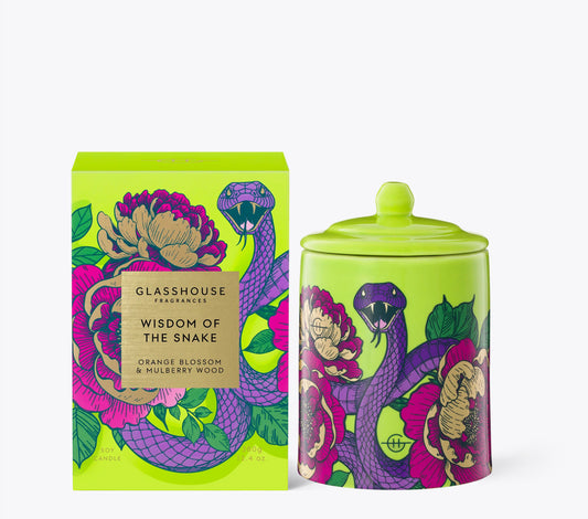 GlassHouse Wisdom of The Snake Soy Candle