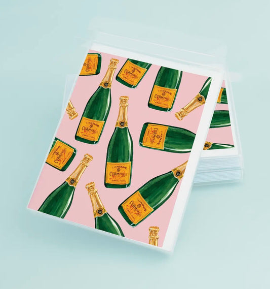 Champagne Cards-pack of 8