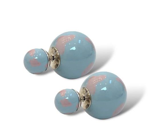 Maya Front Back Stud Earrings