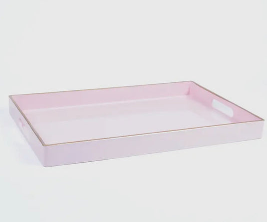 Pink Rectangular Tray