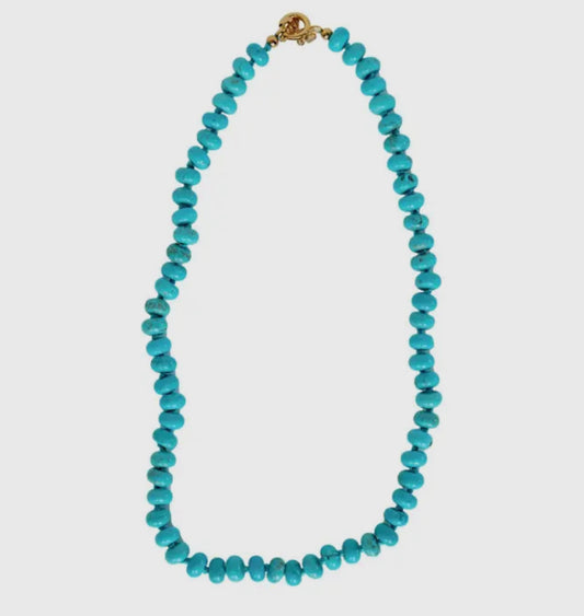 18” Genuine Turquoise Candy Necklace