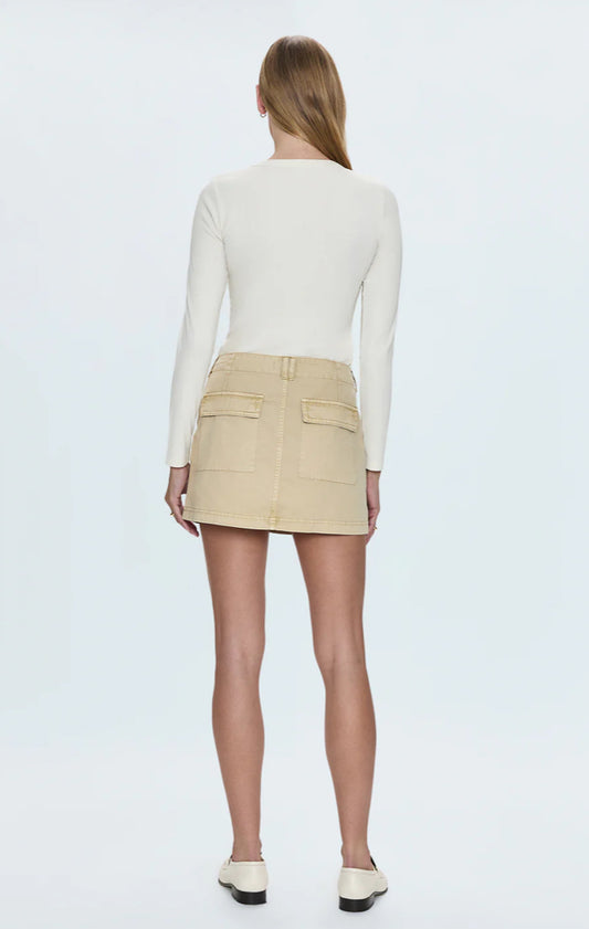 Kayla Mid Rise Utility Skirt