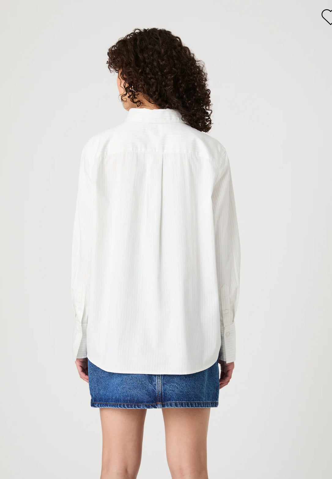 Pinstripe Poplin Button Down