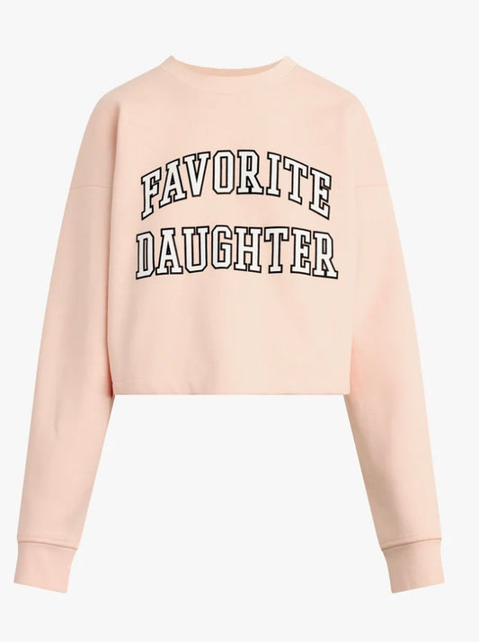 Favorite Daughter Pale Pink Sweatshirt