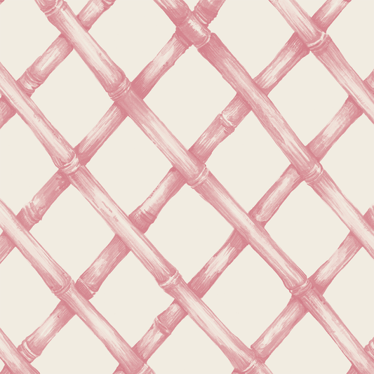 Hester and cook pink lattice cocktail napkins 