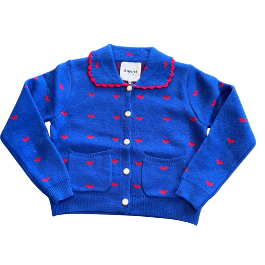Long Sleeve Heart Cardigan