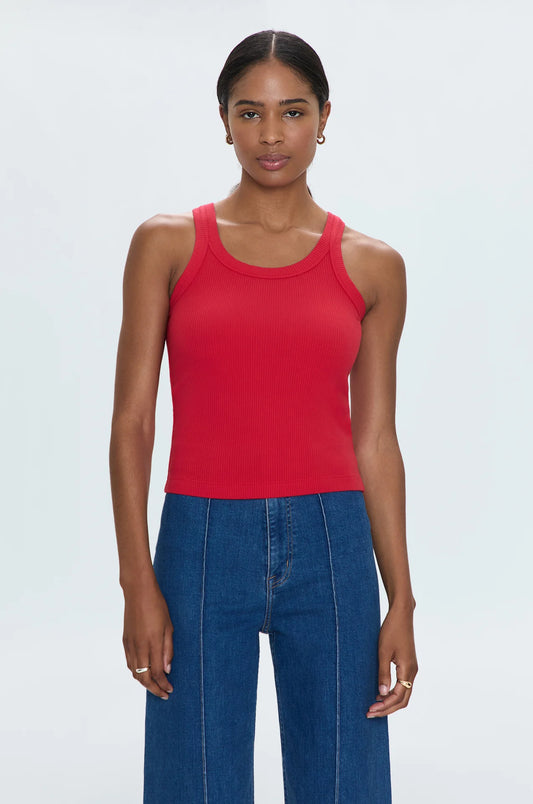 Christy Curved Hem Tank