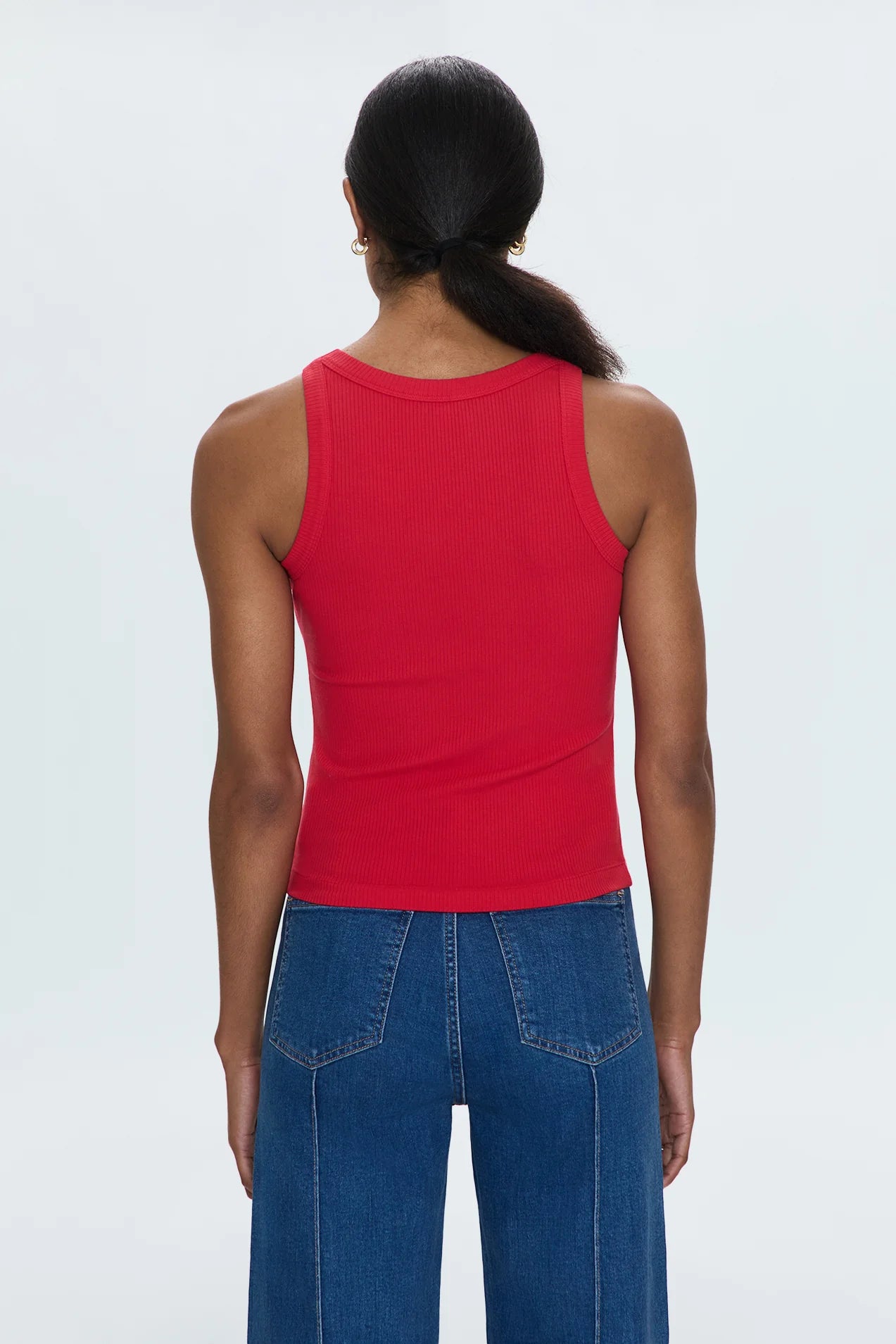 Christy Curved Hem Tank