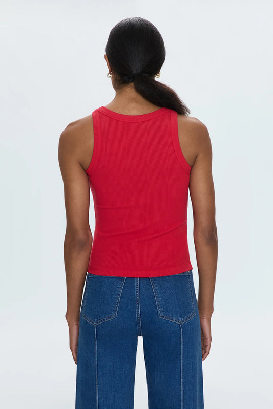 Christy Curved Hem Tank