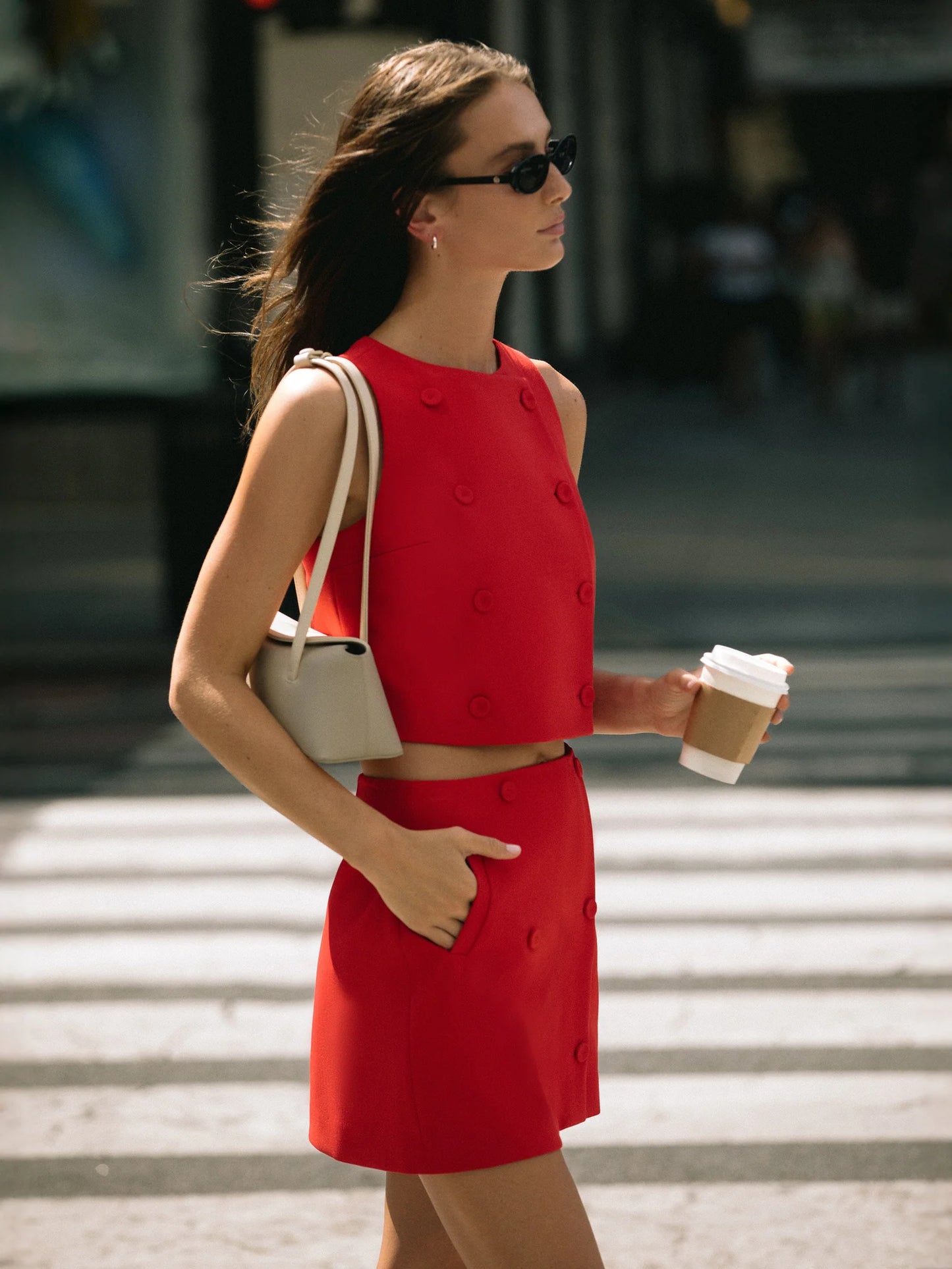 Double Breasted Skirt