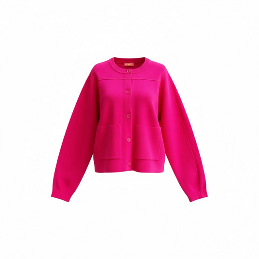 Long Sleeve Cropped Cardigan