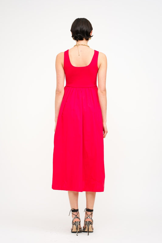 Pisces Dress in Chili Red-M