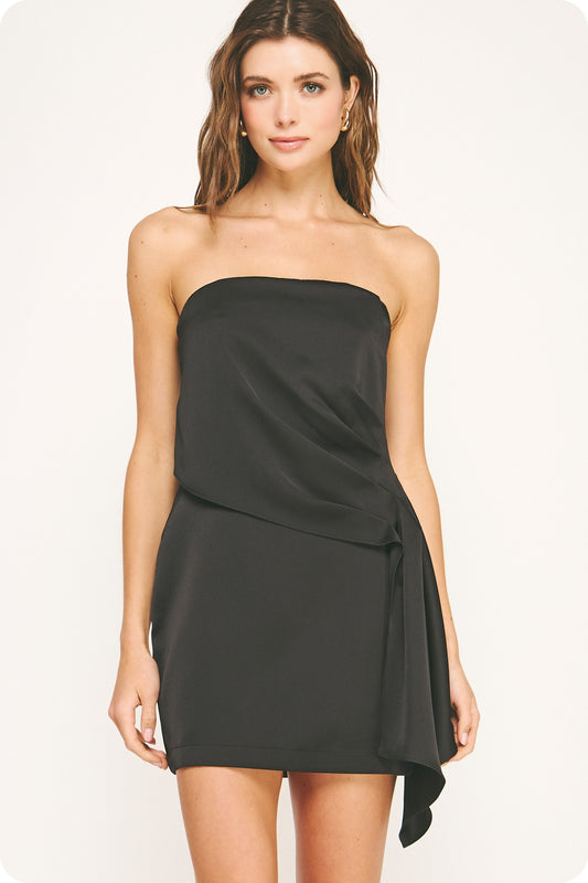 Pleated Tube Dress