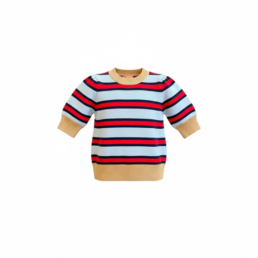 Navy & Baby Blue Stripe Sweater