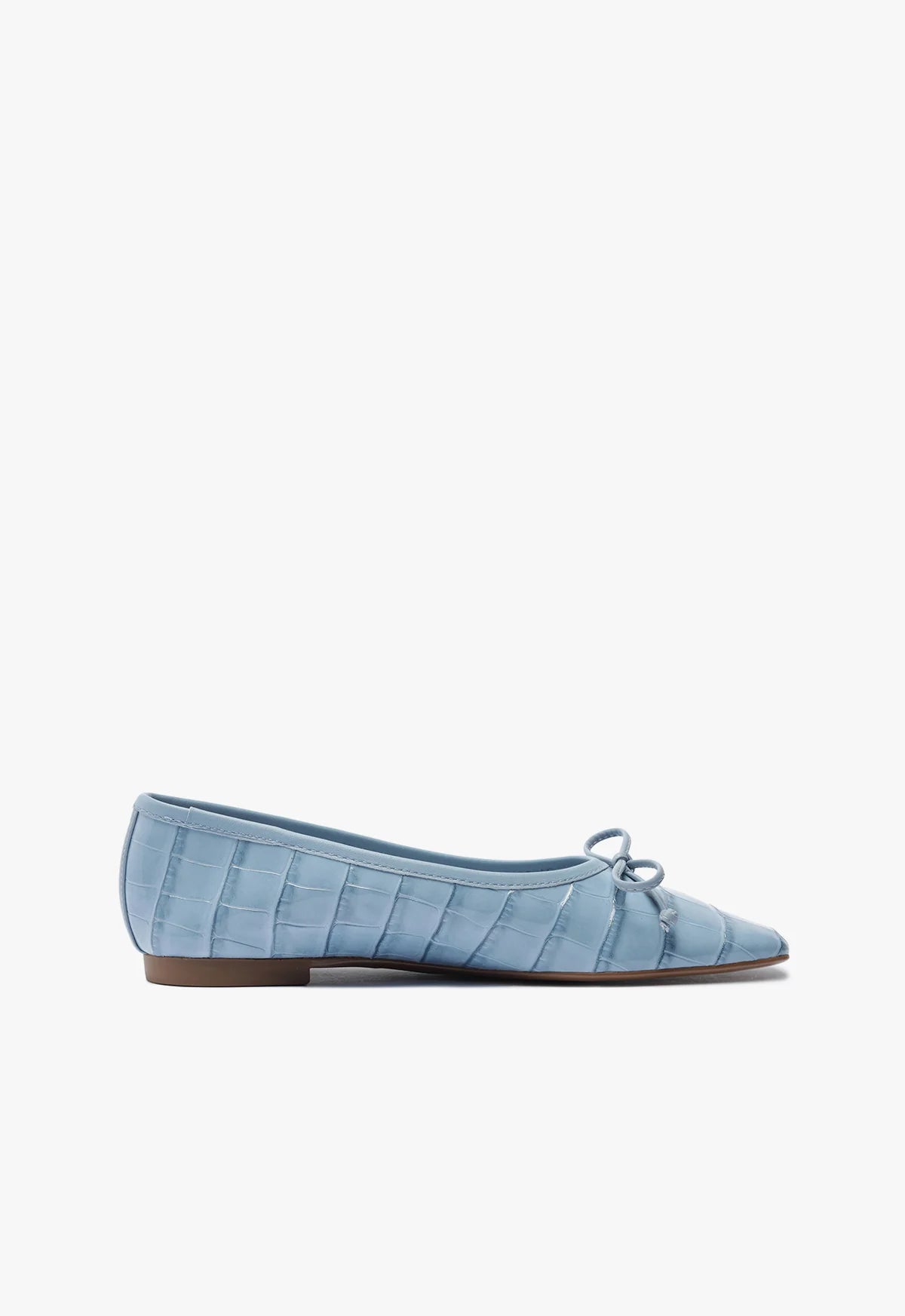 Arissa Mule Croc Blue