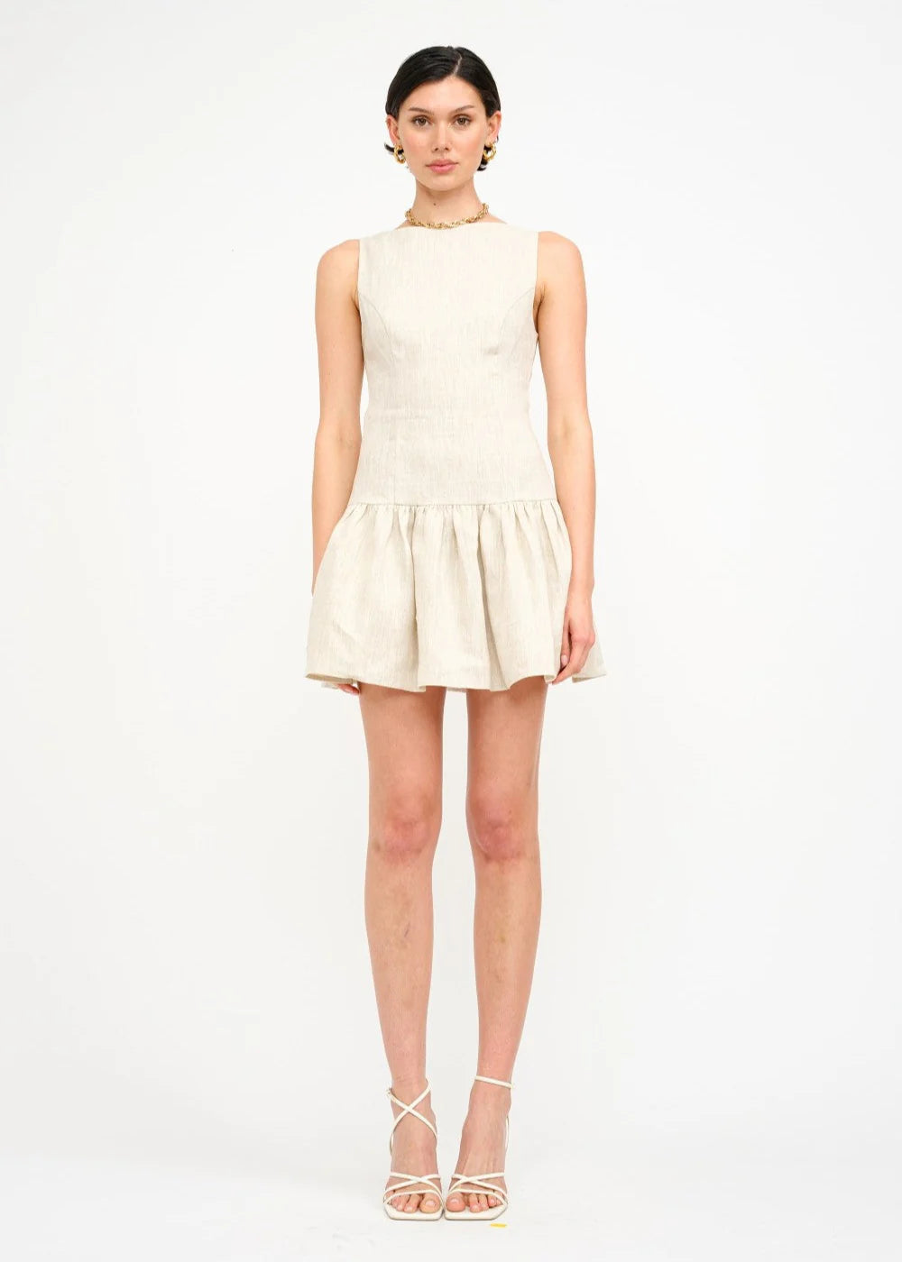 Linen Madelyn Natural Dress