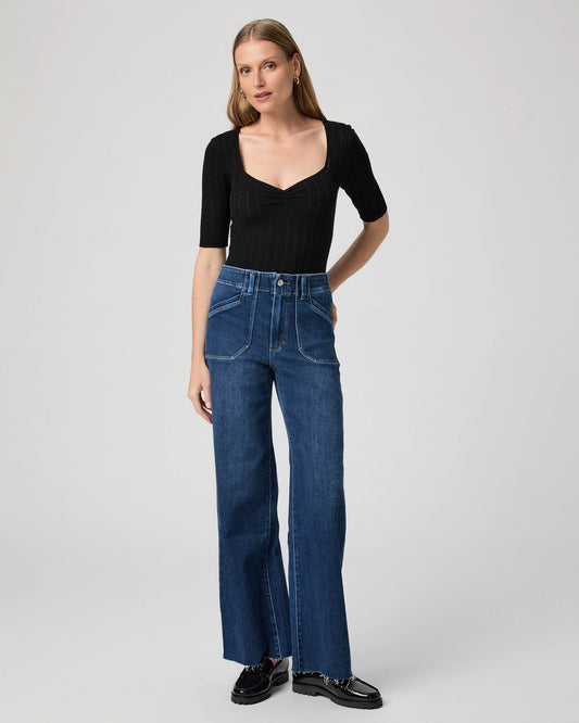 PAIGE Anessa 31” Welt Utility Raw Hem