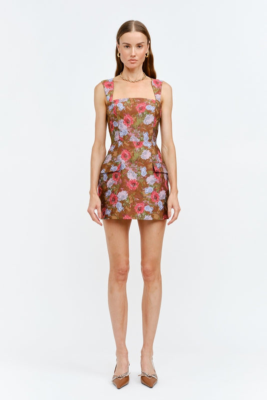 Romony Jacquard Mini Dress