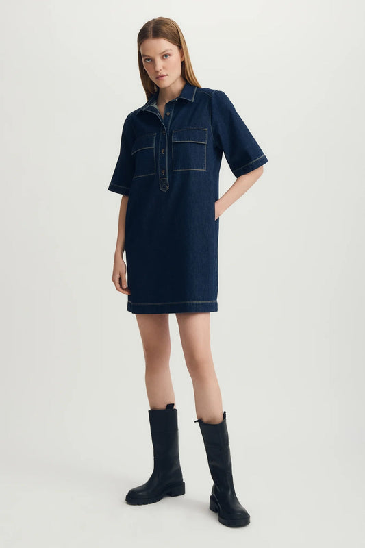 Ember Dark Denim Dress