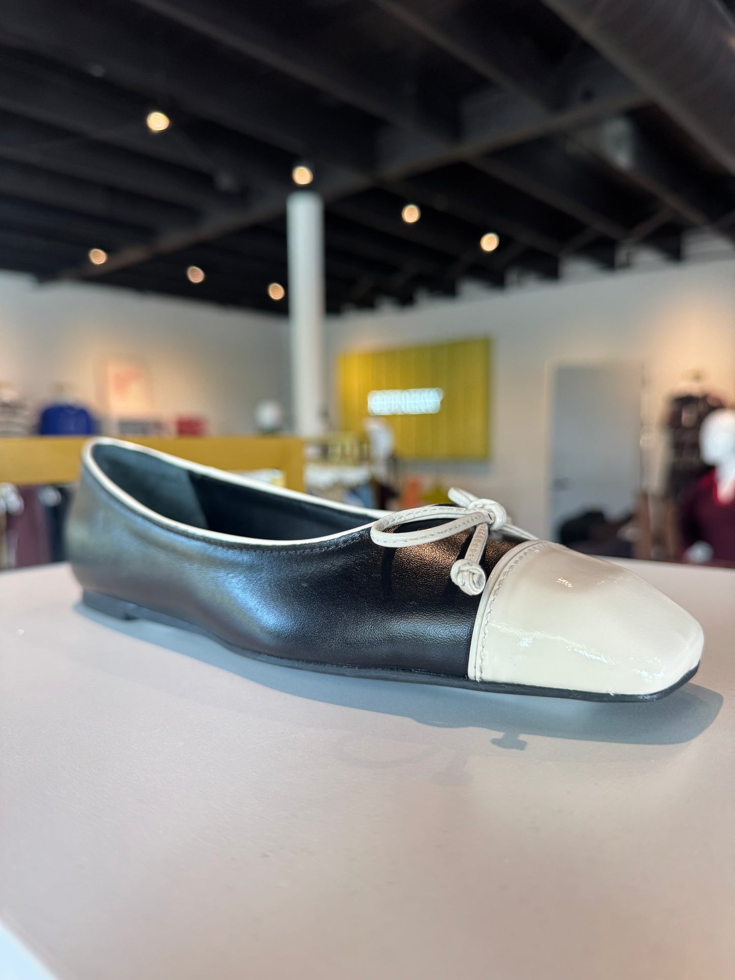 Bella Cap Toe Flat