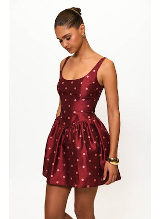 Soleil Polka Dot Mini Dress