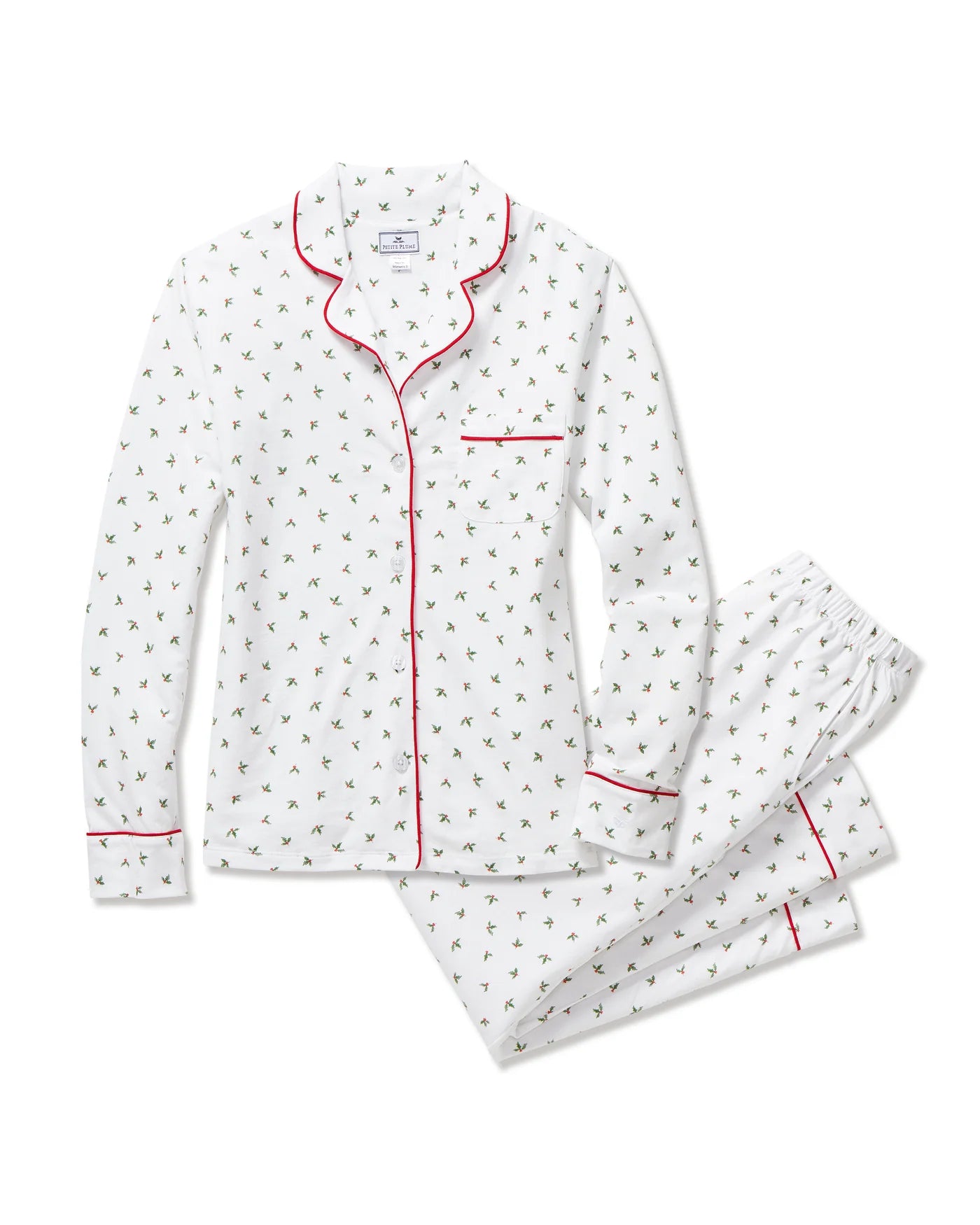 Pima Pajama Pant Set Mistletoe Moments