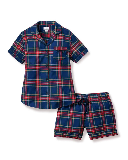 Brushed Cotton Short Set Windsor Tartan