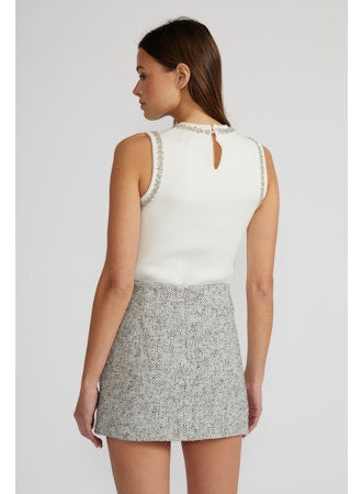 Giana Crystal Trim Top