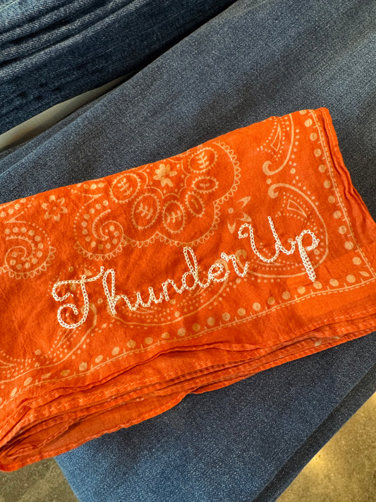 Embroidered Bandana Thunder Up