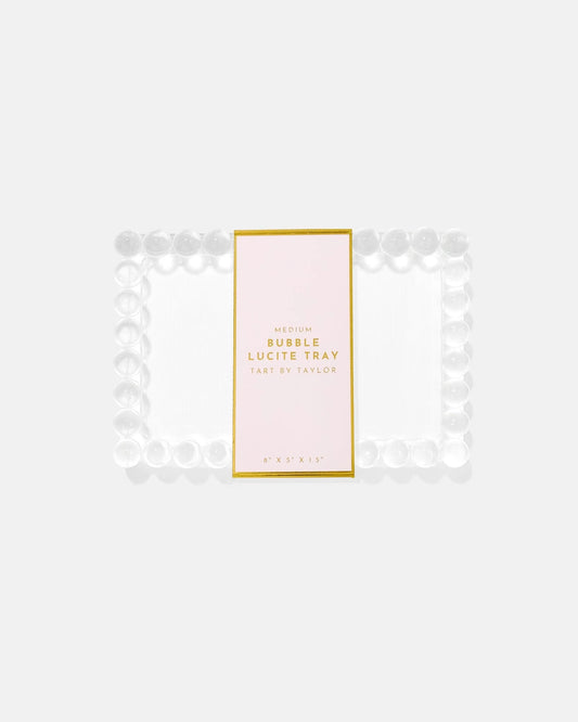 Medium Bubble Lucite Tray