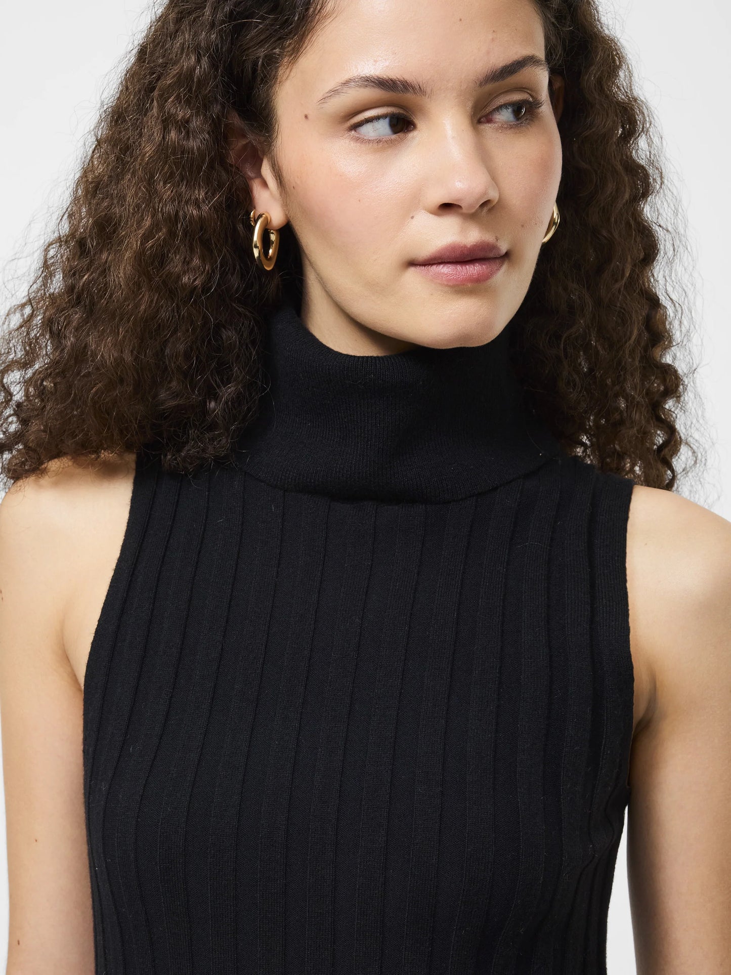 Turtleneck Tank Sweater