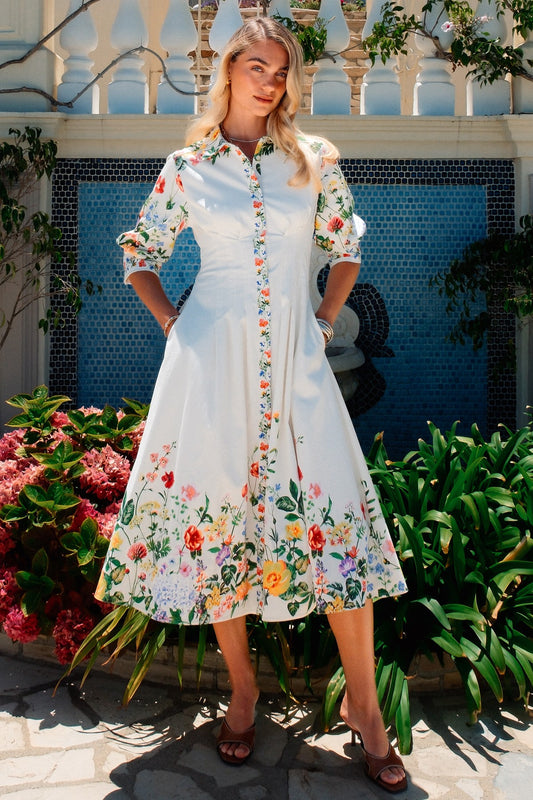 Floral Printed Midi Dress