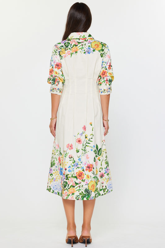 Floral Printed Midi Dress