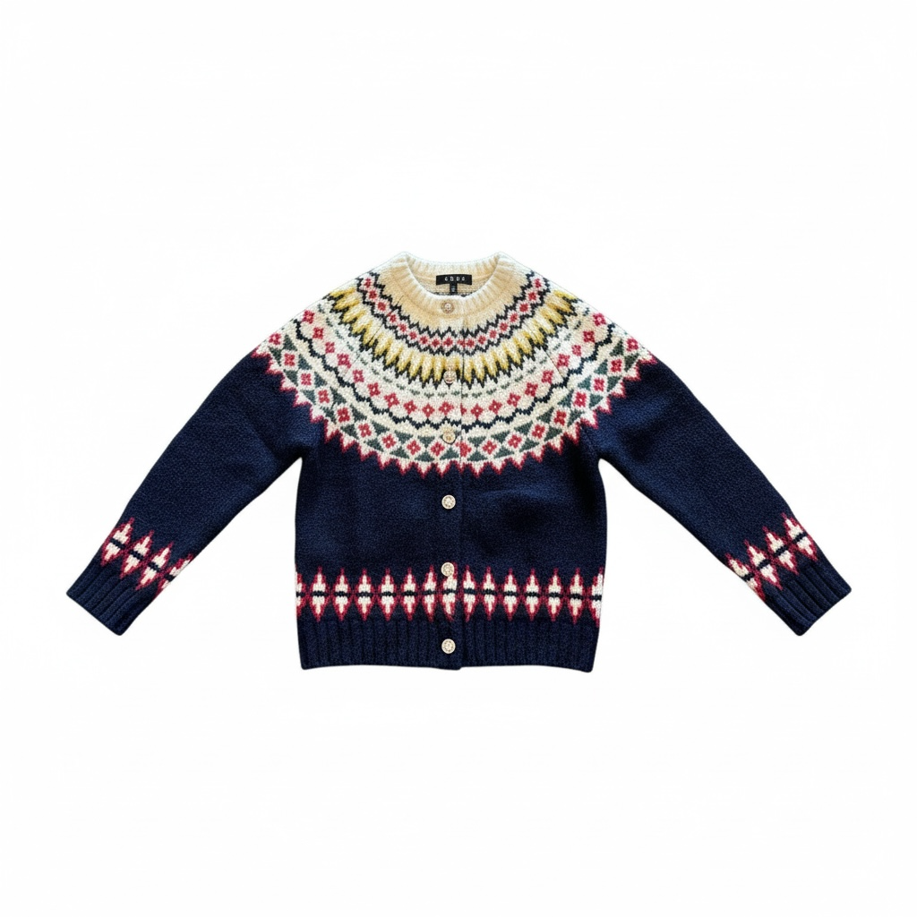 Fair isle Cardigan