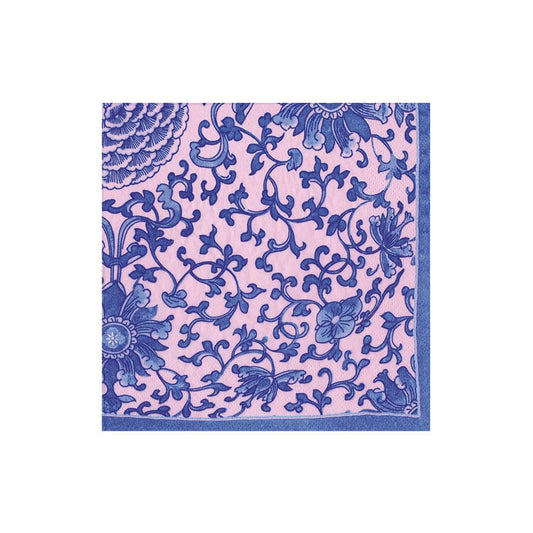 Indigo Garden Cocktail Napkins