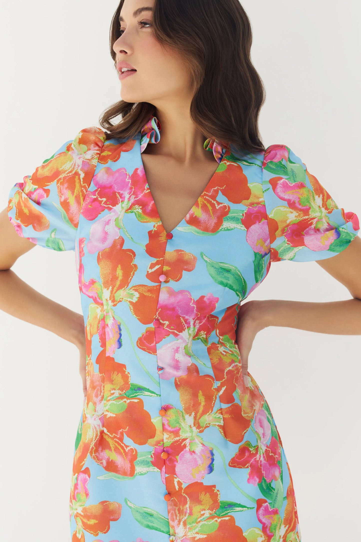Auden Dress in Watercolor