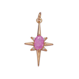 Pink North Star Charm