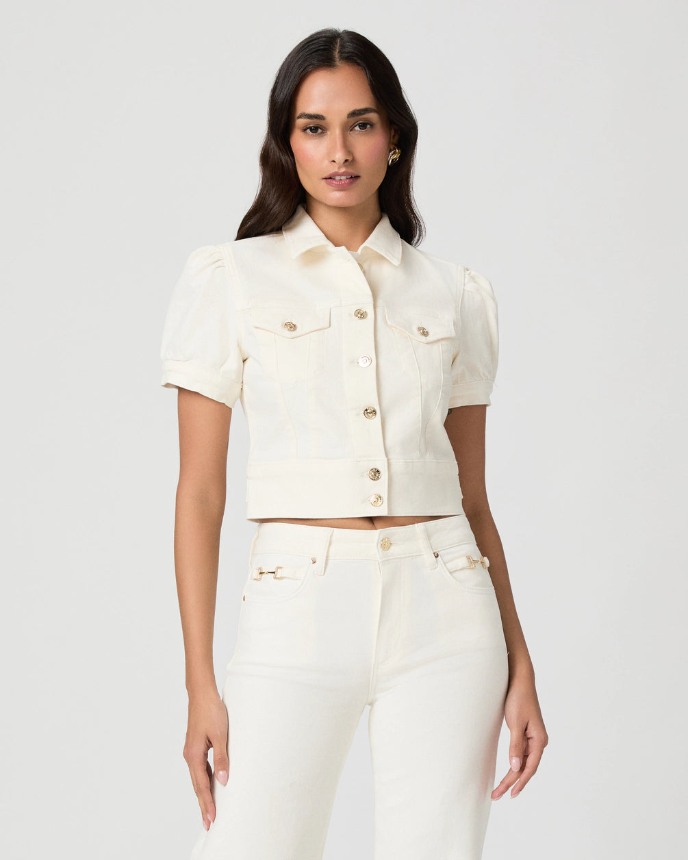Kendra Jacket Tonal Ecru