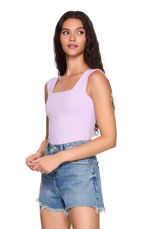 Susana Monaco Wide Strap Tank in Potion