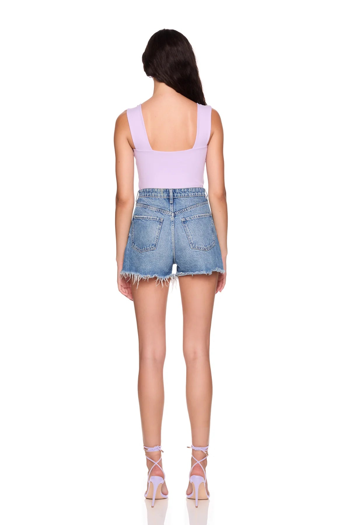 Susana Monaco Wide Strap Tank in Potion