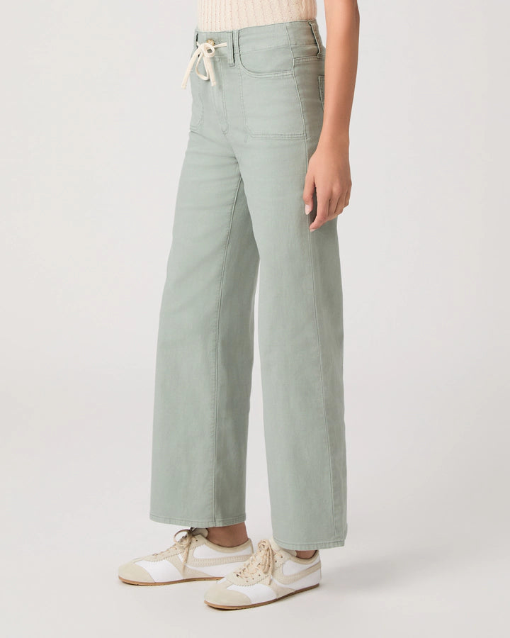 Ari Wide Leg Pant in Seaglass