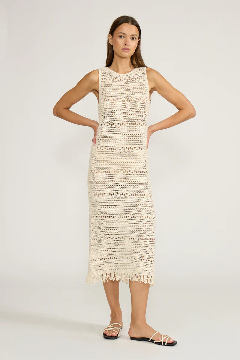 Tyler Crochet Midi Dress
