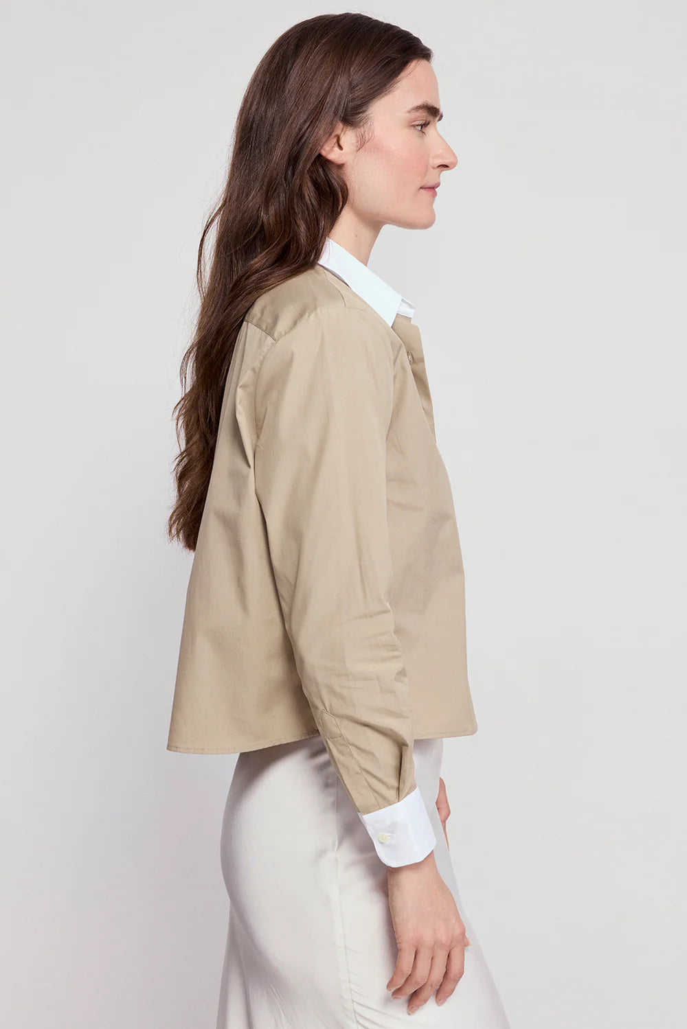 The LS Boxy Crop Taupe