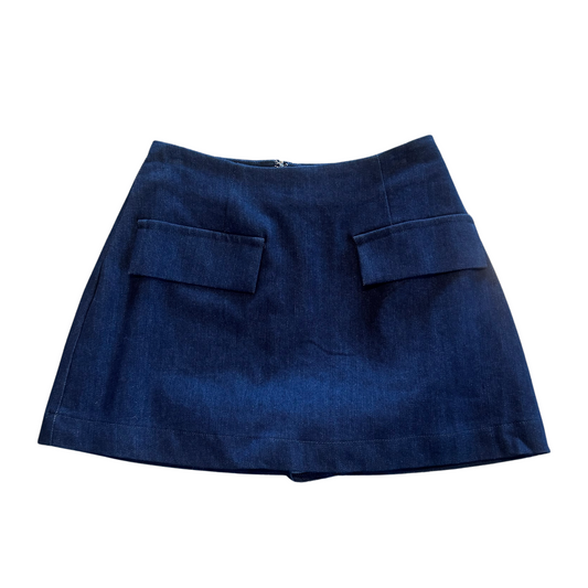 Denim Mini Skort