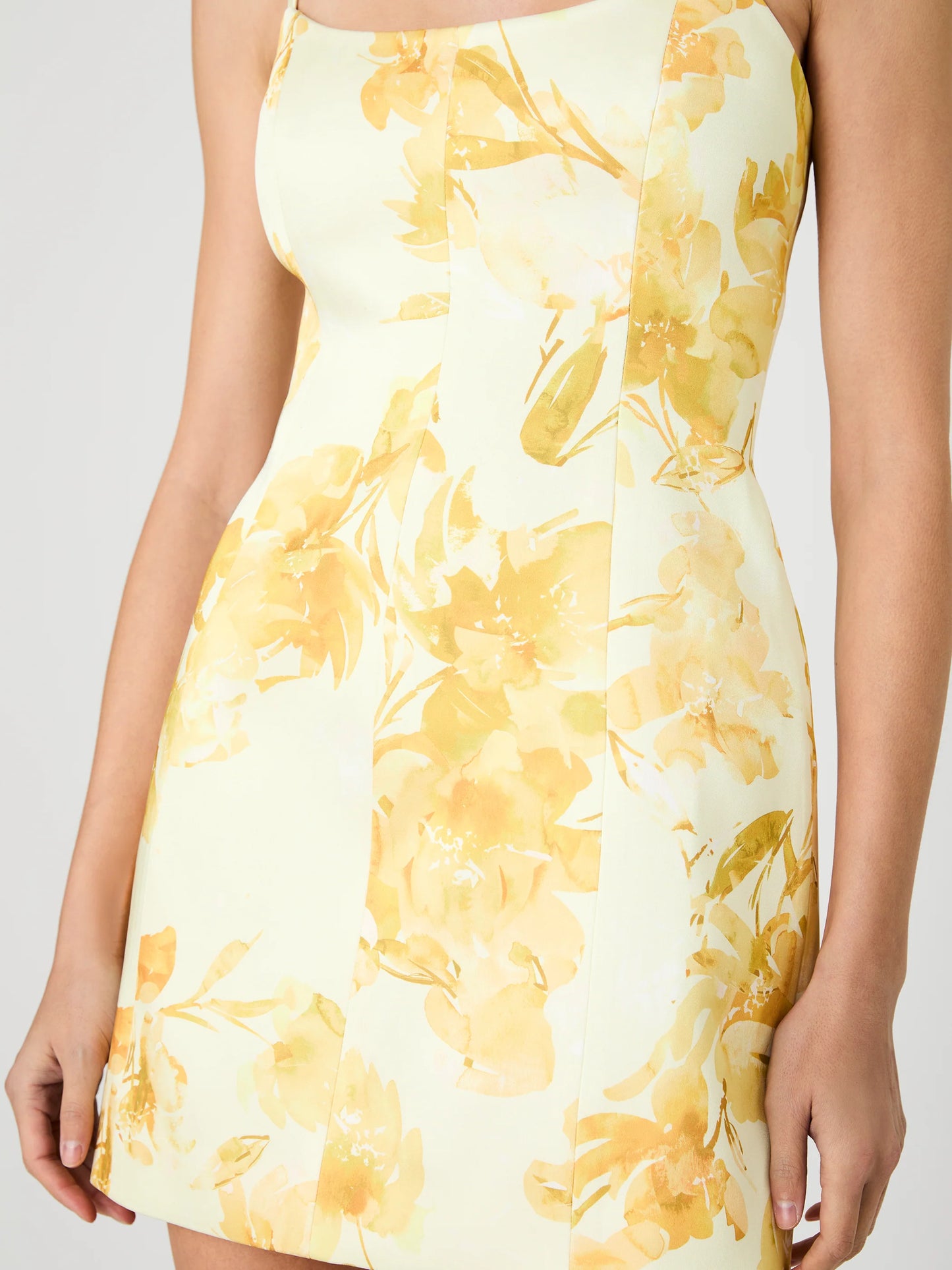 York Satin Mini Dress