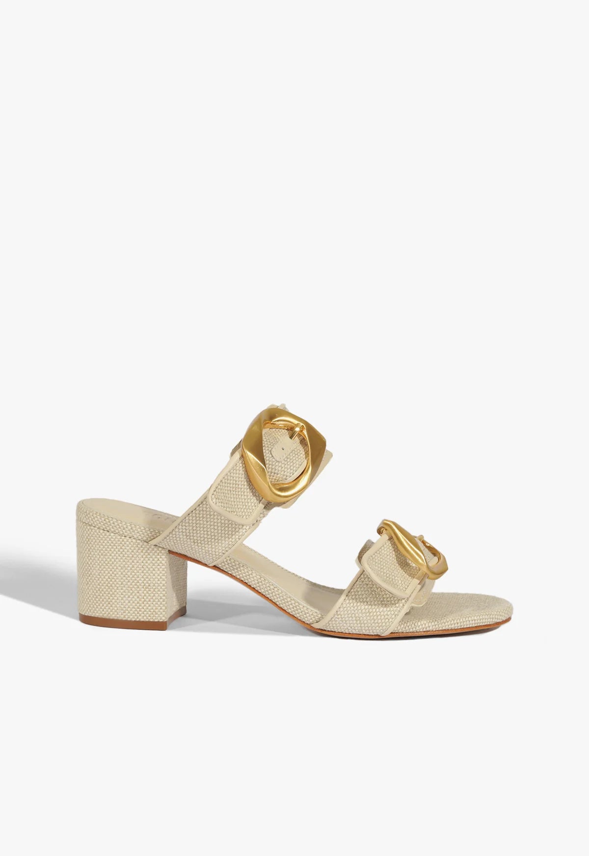 Olga Mid Sandal in Beige